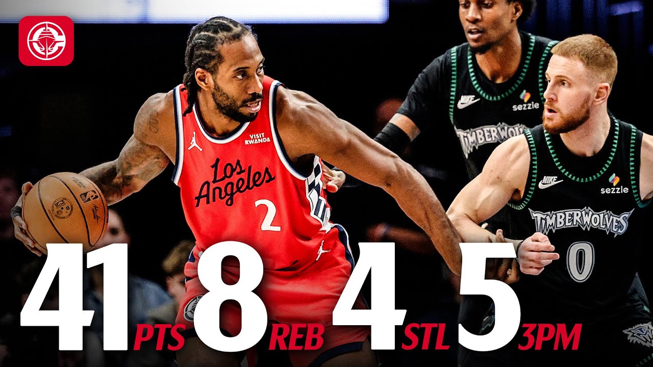 Kawhi Leonard Takes Over on Both Ends vs Timberwolves