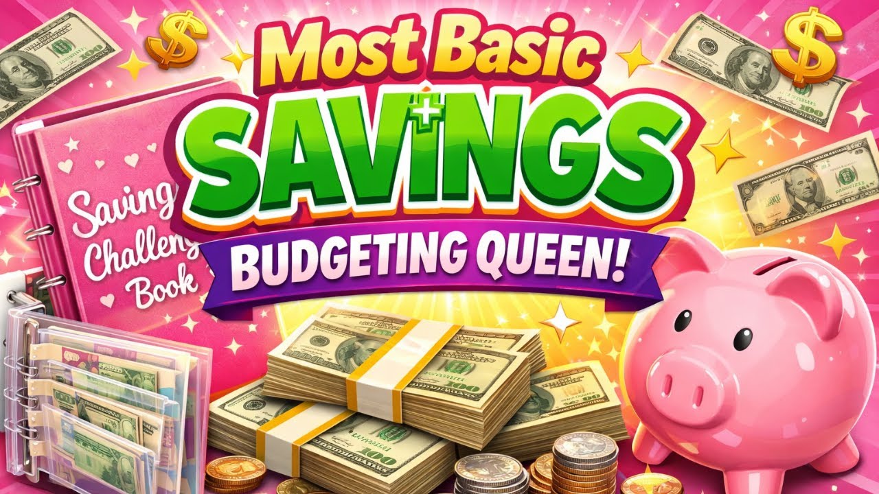 Most Basic Savings Challenge 💵 | Budgeting Queen Savings Book | Saving With Dee