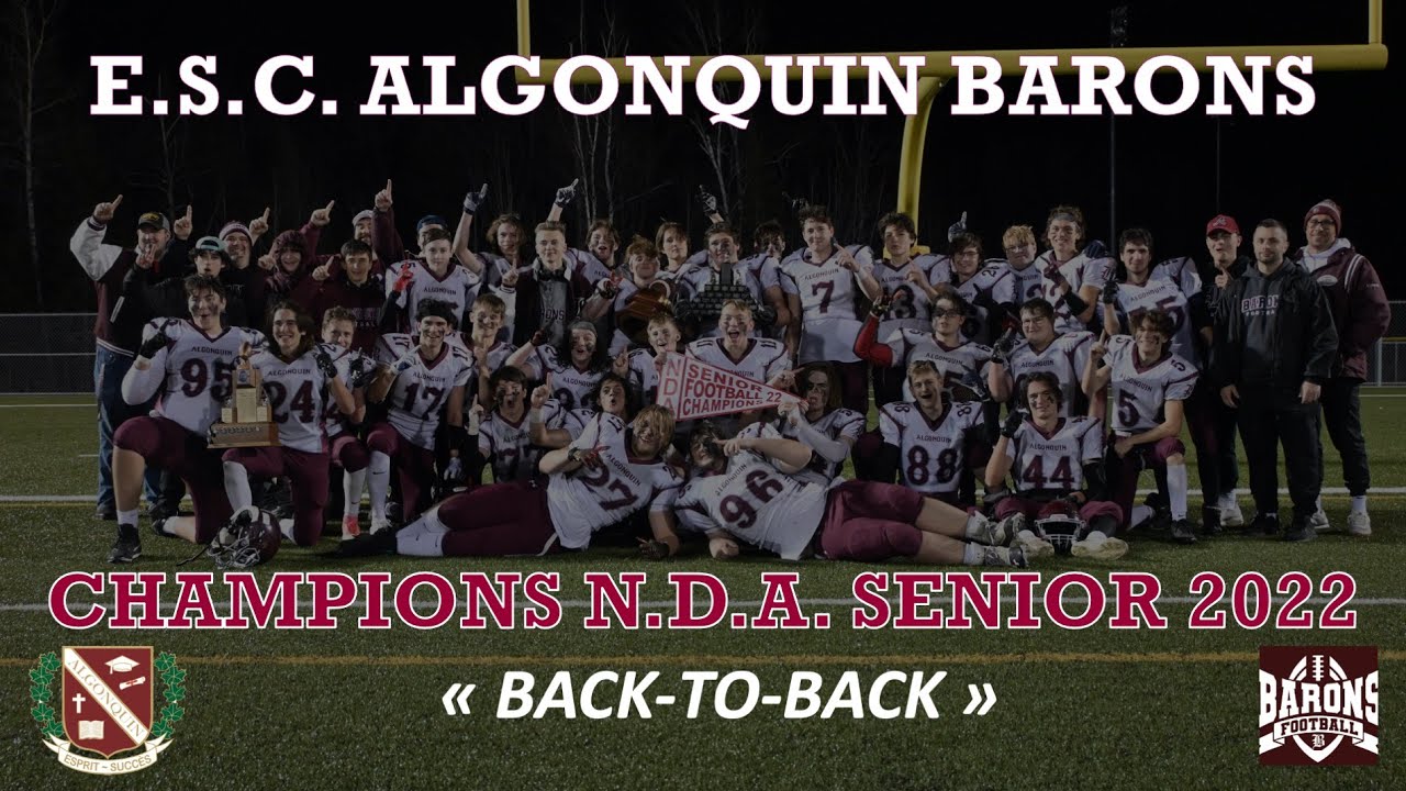 Barons Senior Football 2022 - NDA Champions