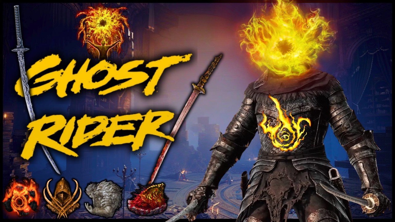 MAD GHOST RIDER BUILD in Elden Ring The Convergence