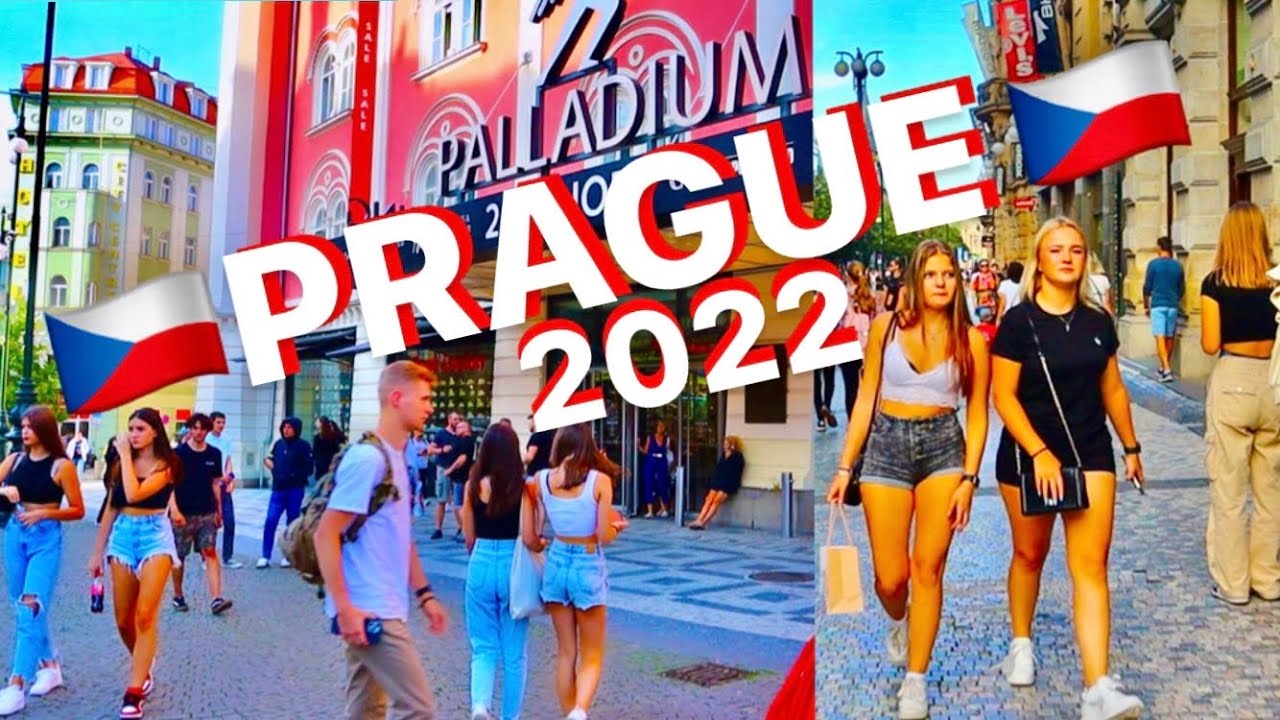 PRAGUE🇨🇿Czech Republic🇨🇿||🚶‍♀️Walking Tour🚶🏻‍♂️|| Palladium Prague Walking || HD