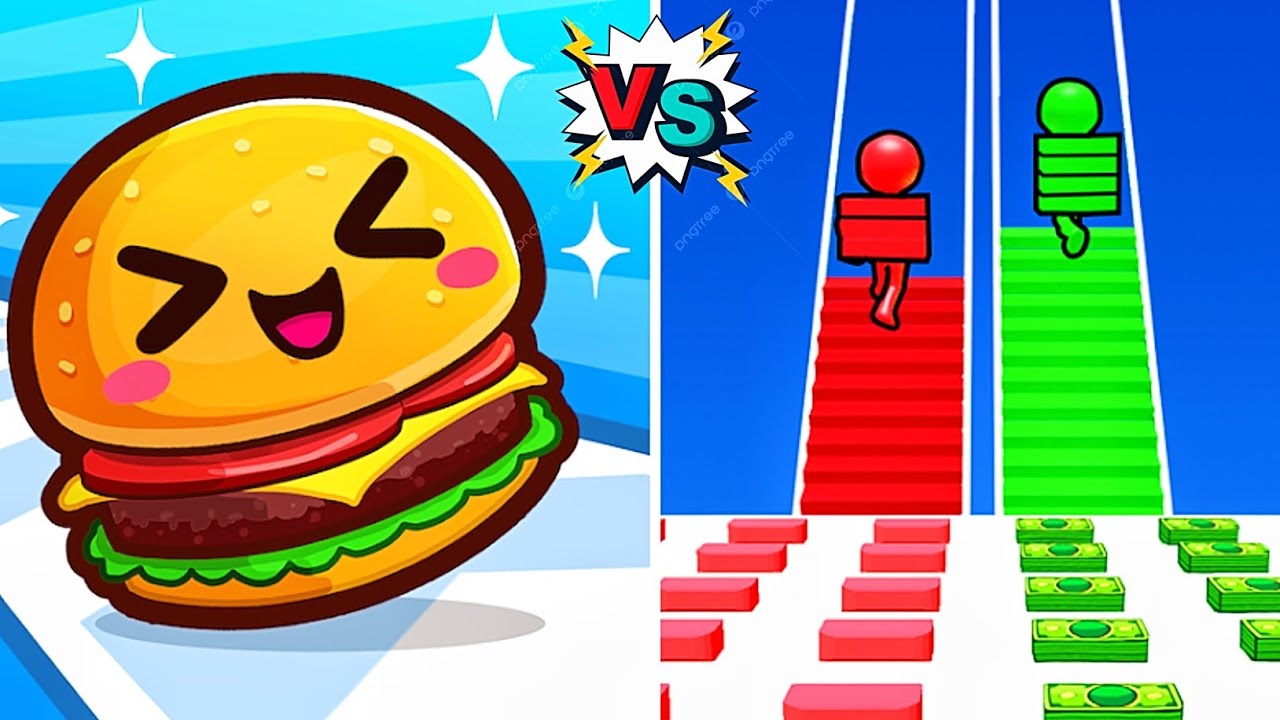 Food Race vs Bridge Race 2025 Max Level Unlocked SpeedRun Gameplay