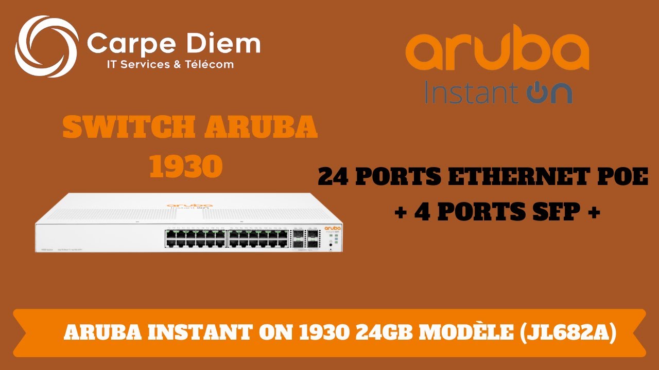Présentation de notre nouveau Switch Aruba !