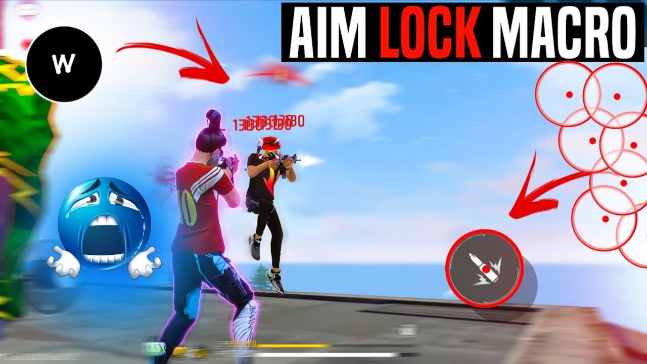 Free Fire Red Button Macro | White FF Headshot App Download