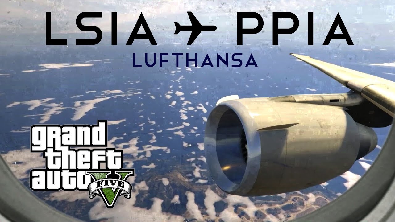 GTA 5: Lufthansa DC-10 Flight (LSIA to PPIA)
