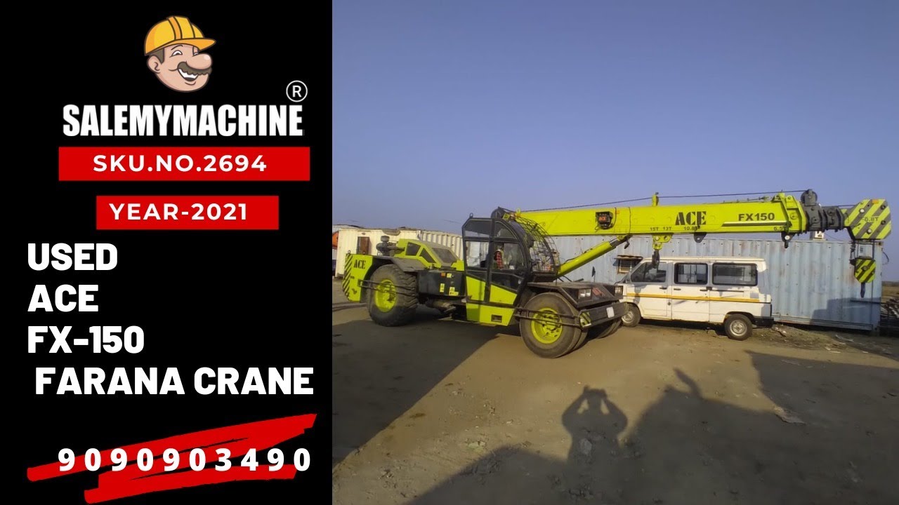 USED CRANE FOR SALE l USED ACE FX150, 15 TON FARANA CRANE FOR SALE l SALEMYMACHINE