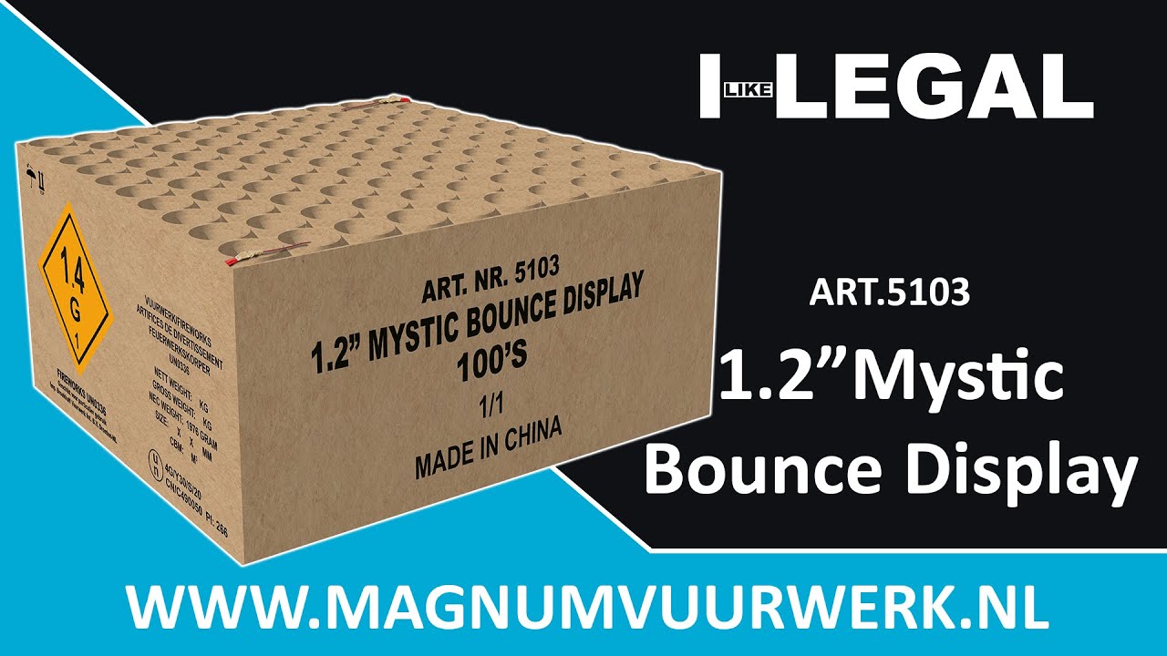 Art. 5103 Mystic Bounce Display  Magnum Vuurwerk