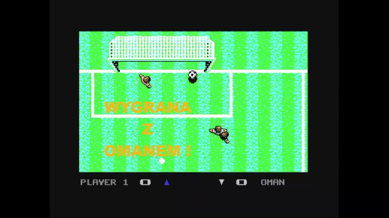 Krótka opowieść o meczach z Omanem w słynnej piłce nożnej na komputer Commodore 64