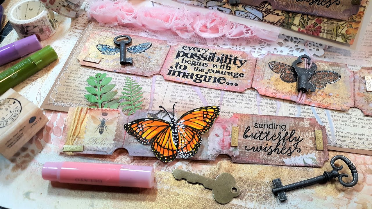 How To Make Trinket Tickets for Cards, Scrapbooks or Art Journals