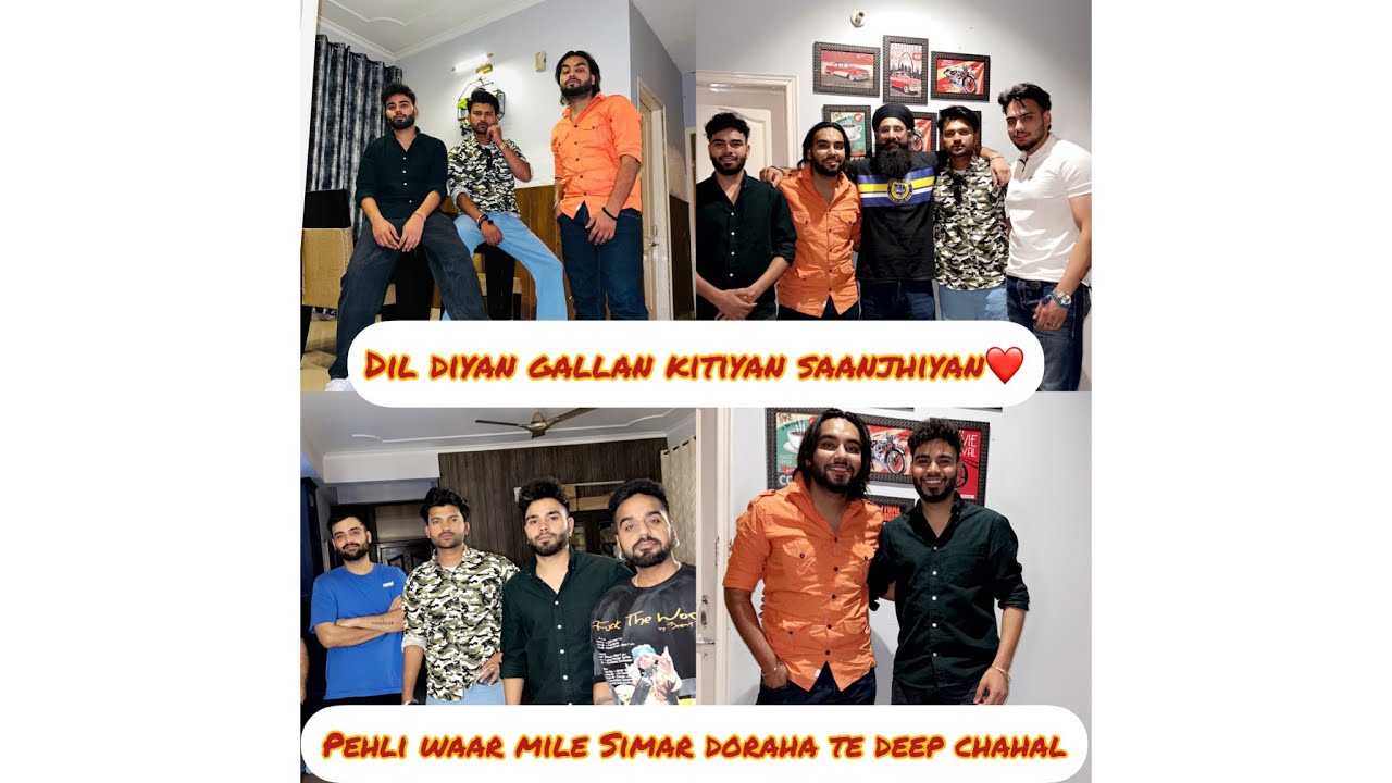 Pehli Waar Mile❤️Simar Doraha Te Deep Chahal, Dil Diyaan Kitiyan Gallan || Simar Heir ||Navi Suniara