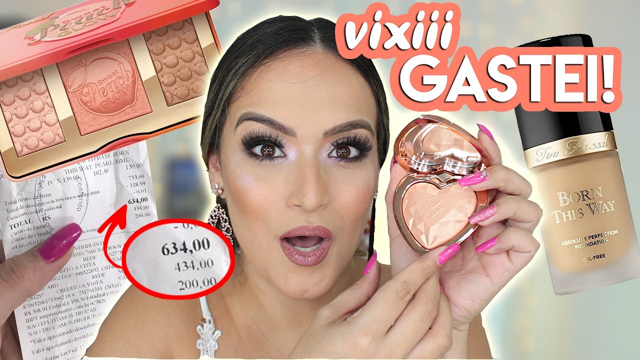 ULTIMAS comprinhas de make CARAS do ANO 2019