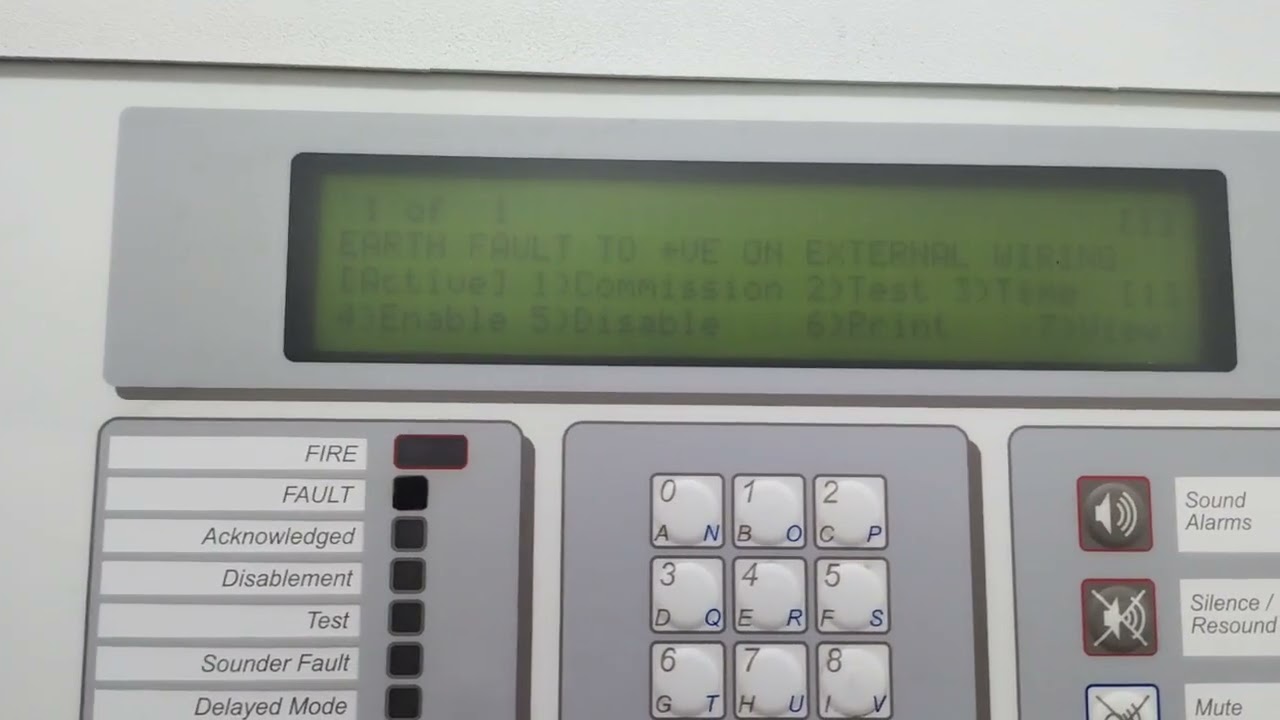 FIRE ALARM SYSTEM.   Morley ZX5Se  device fault check