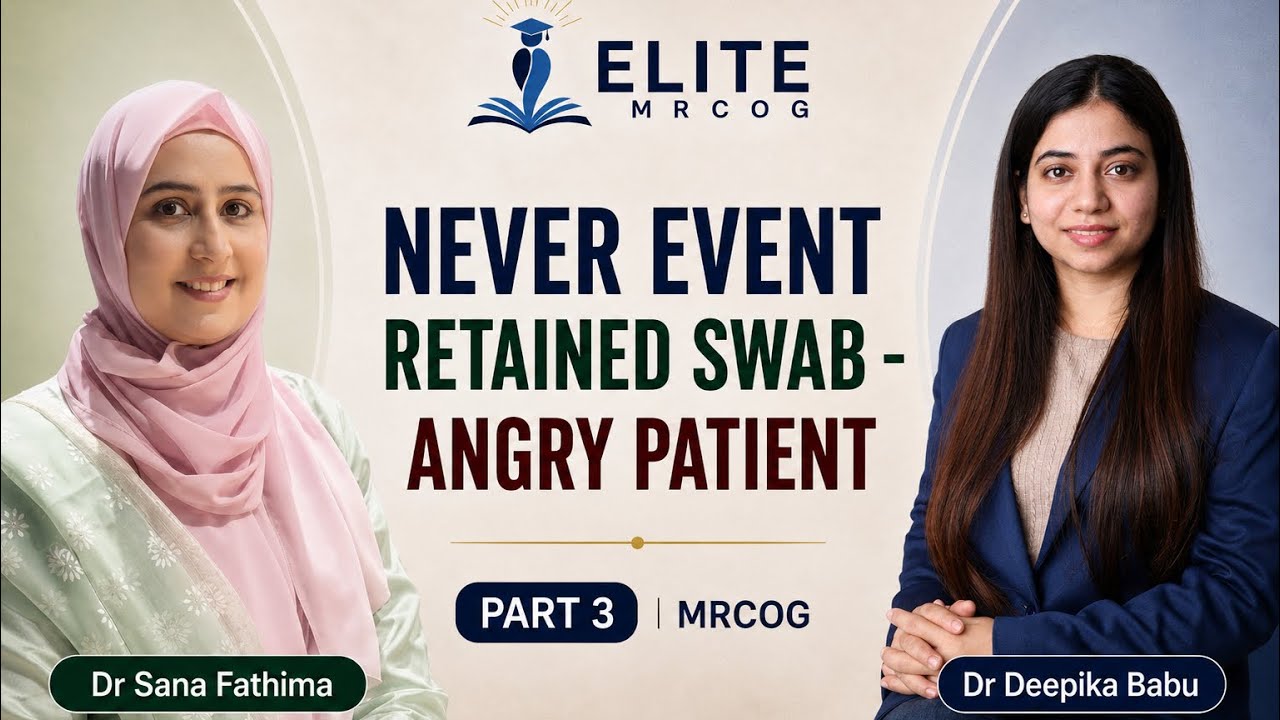 Retained Swab Complaint: Handling an Angry Patient – MRCOG Part 3 Communication Station