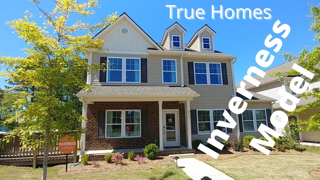 True Homes 😀  Inverness model floorplan. | Charlotte NC new homes and real estate.