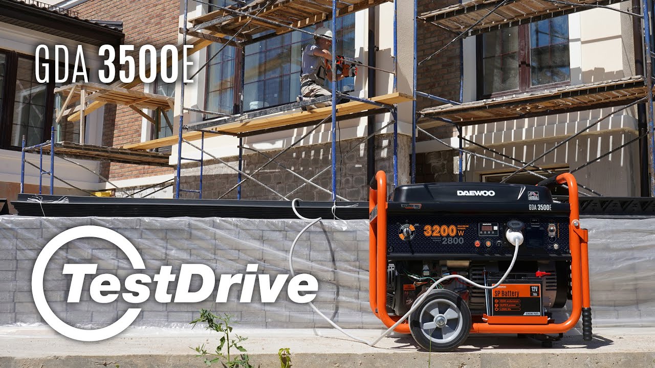 Petrol generator DAEWOO GDA 3500E / Agregat prądotwórczy benzynowy DAEWOO GDA 3500E
