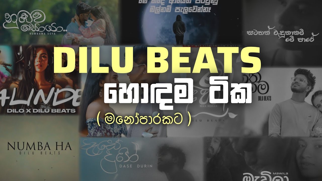 DILU BEATS  Best Song Collection (මනෝපාරකට) Zasidu Vibez