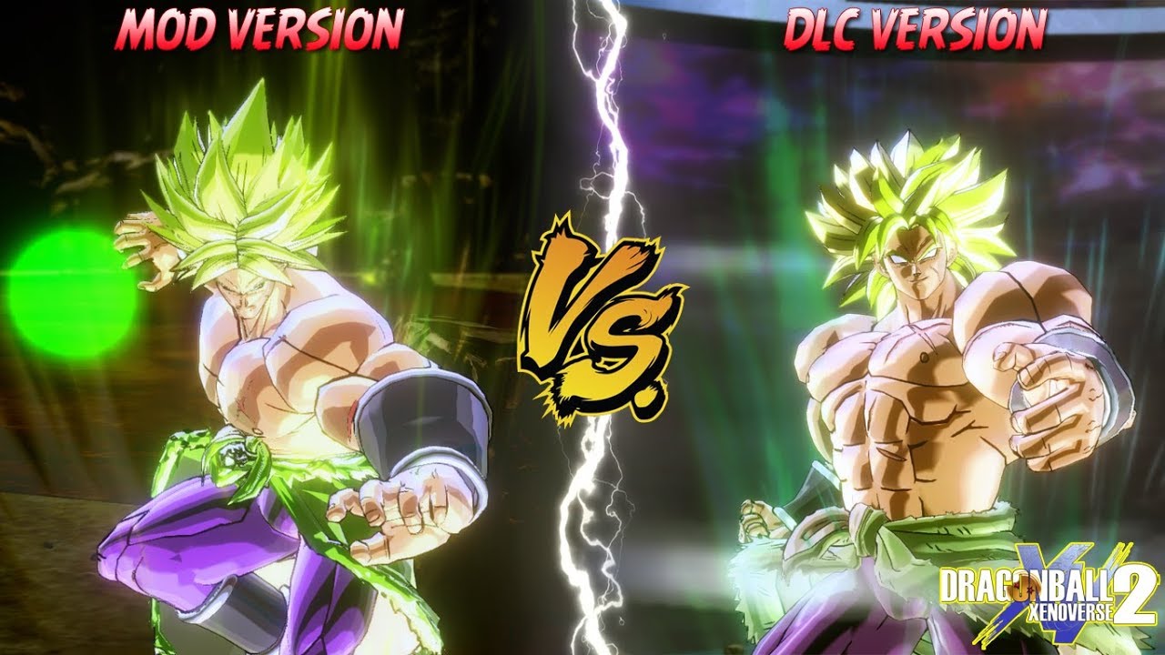 MOD Version VS DLC Version! Which New Broly is Better ?! Dragon Ball Xenoverse 2