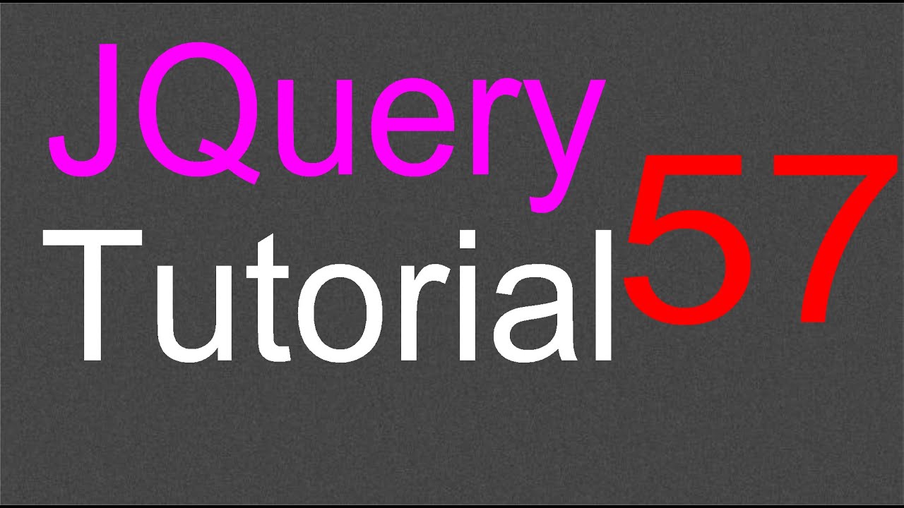 jQuery Tutorial for Beginners - 57 - Autocomplete options
