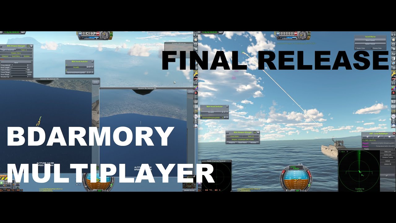 BDArmory Multiplayer Beta final release for KSP 1.12.5 AND LMP 0.29