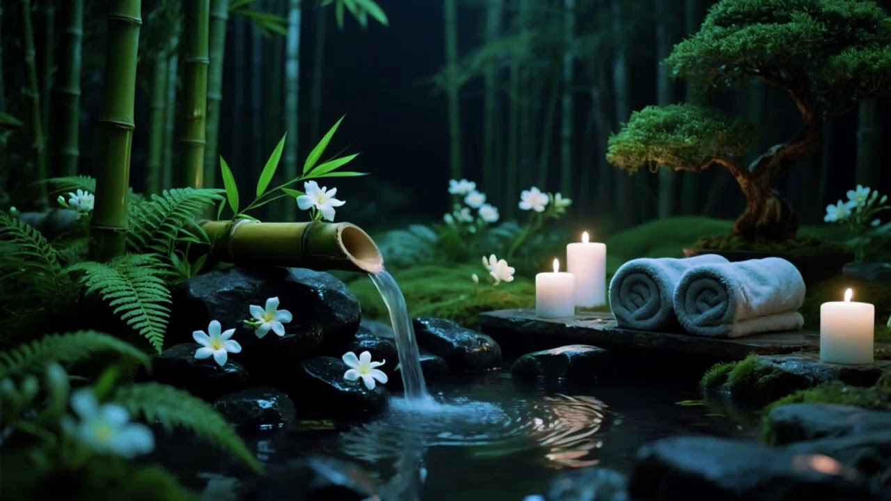 Deep Sleep Relaxing Music 💐 Anxiety Relief, Peaceful Mind & Relaxation,Deep Sleep Day 1