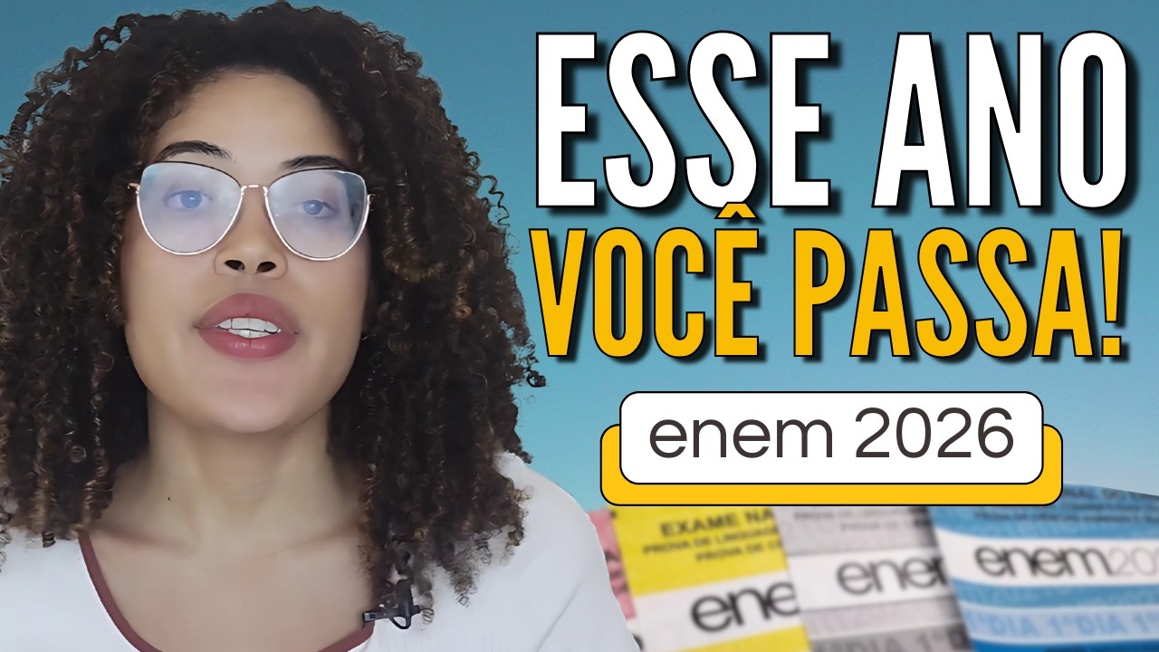 Como estudar para o ENEM 2025 do ZERO a partir do meio do ano!