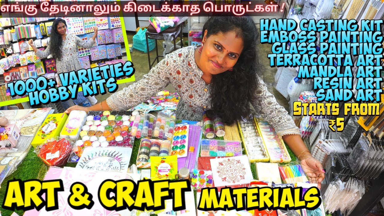 Lowest Price Art and Craft Materials | World of Creativity | Hobby Kits at Sowcarpet