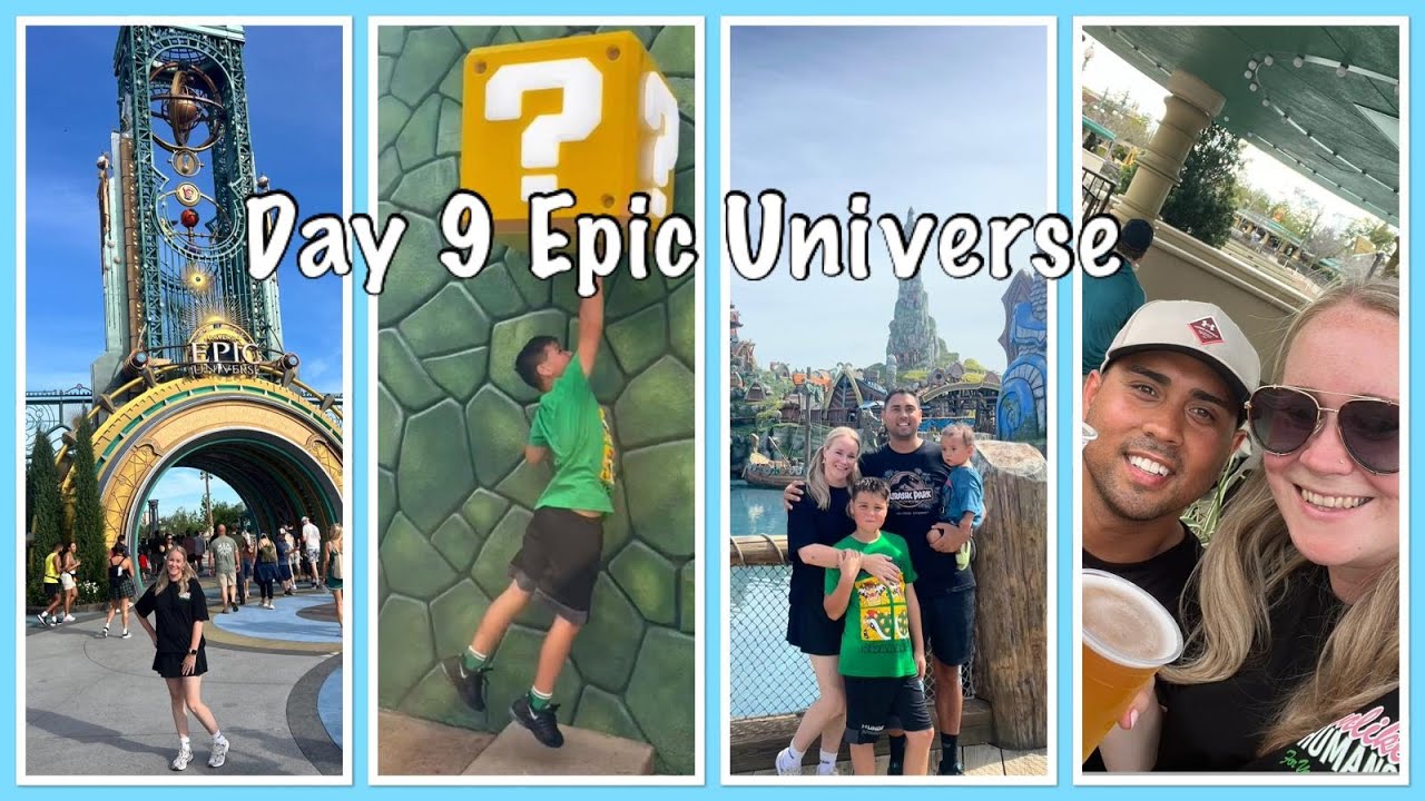 ORLANDO DAY 9 | EPIC UNIVERSE | ALL FOUR PORTALS | MONSTERS UNCHAINED | HICCUPS
