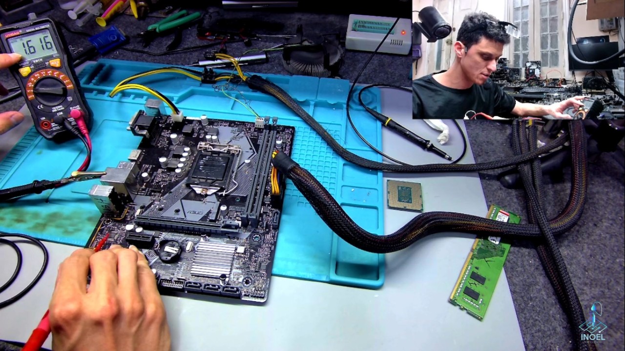 Как пыль искажает сигналы и снижает напряжение (Вот как я это исправил) #ASUS H310
