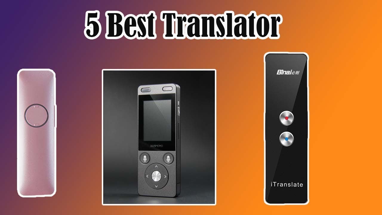 5 Best Translator