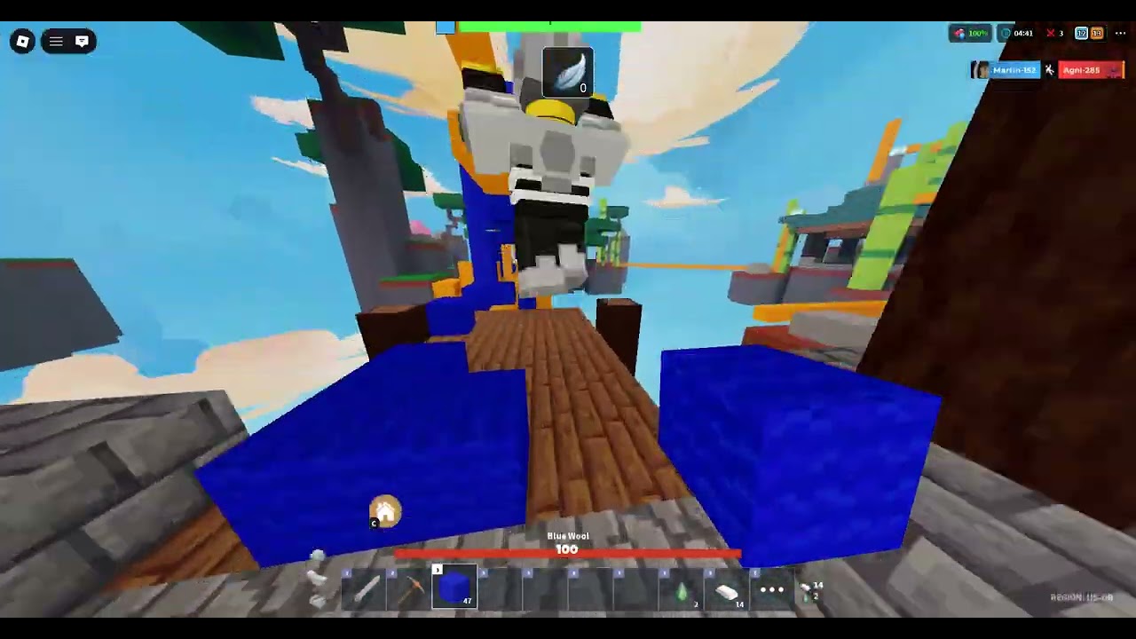 Practicing zephyr kit for content roblox bedwars