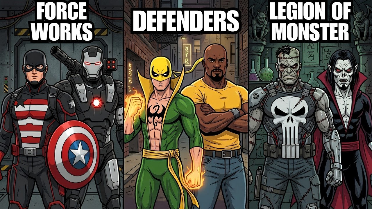 The 7 Levels Of Abandoned Hero Teams In Marvel