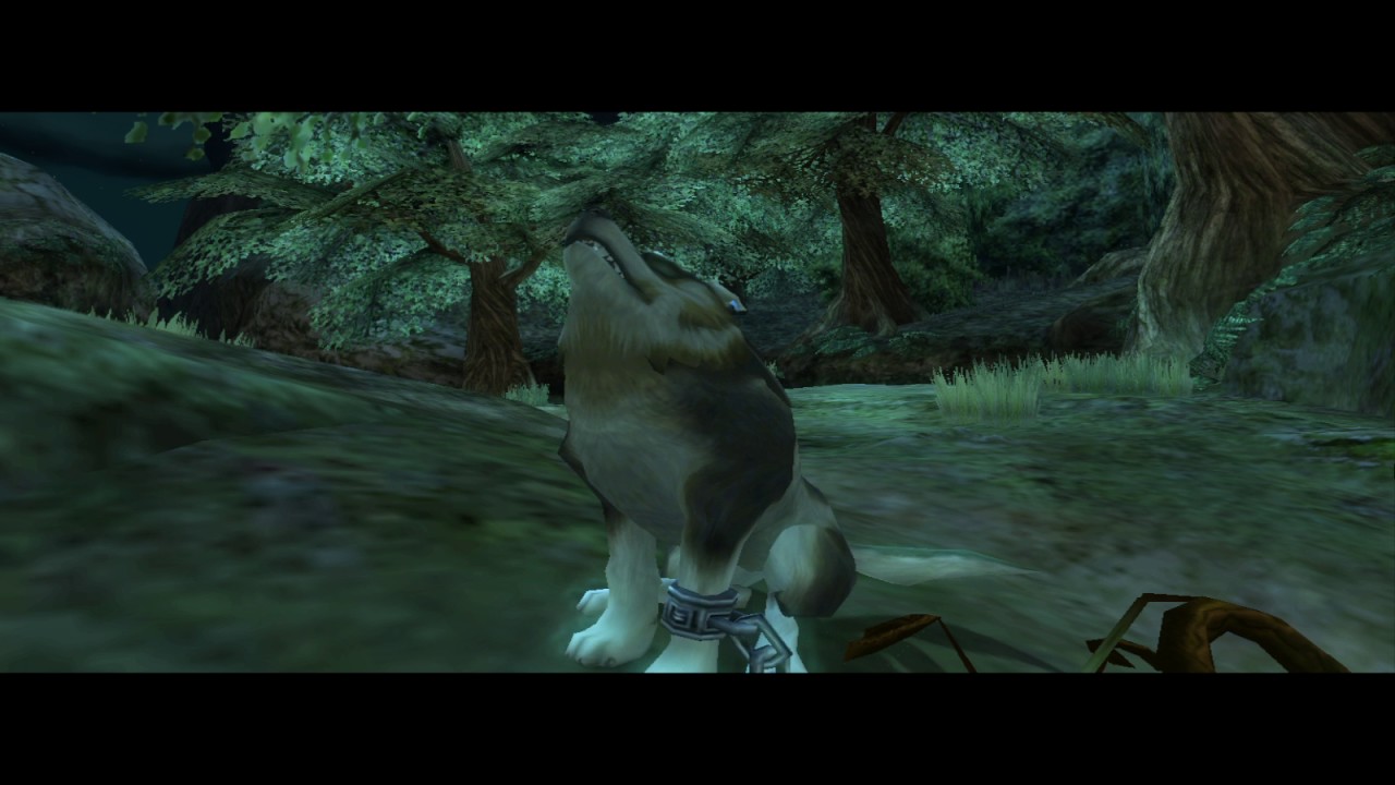 Wolf Link calling Epona
