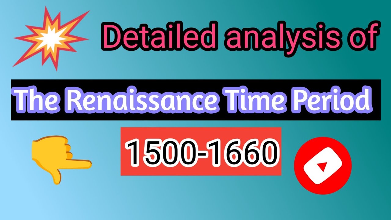 The Renaissance time period # English Literature l l History of the Renaissance time period 📚📚📚📚