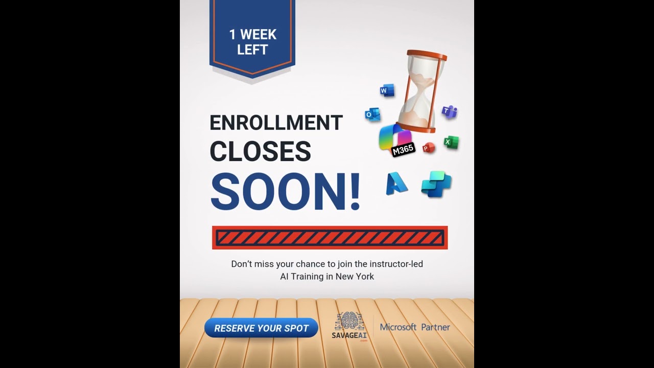 1 Week Left | Instructor-Led Microsoft Copilot AI Training in New York