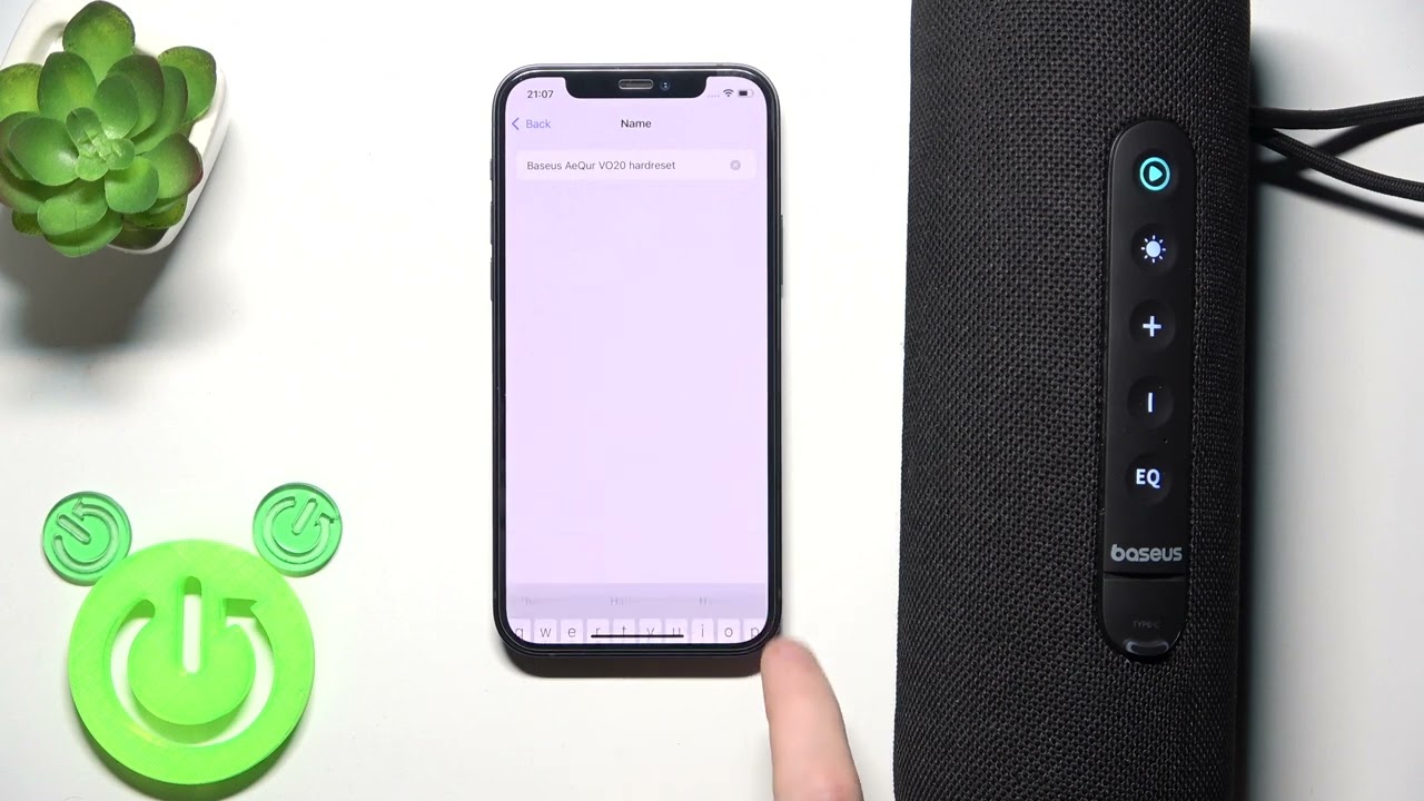How to Rename Baseus AeQur VO20 on iPhone