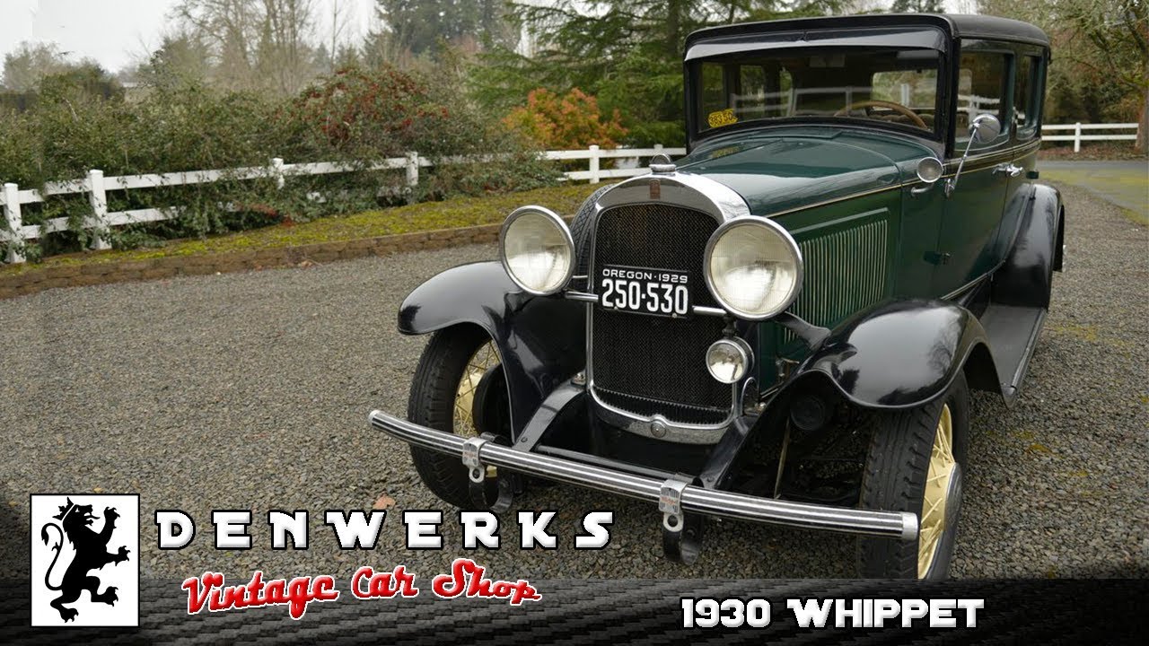 1930 Willys Overland Whippet 6 Deluxe Denwerks Touring Sedan
