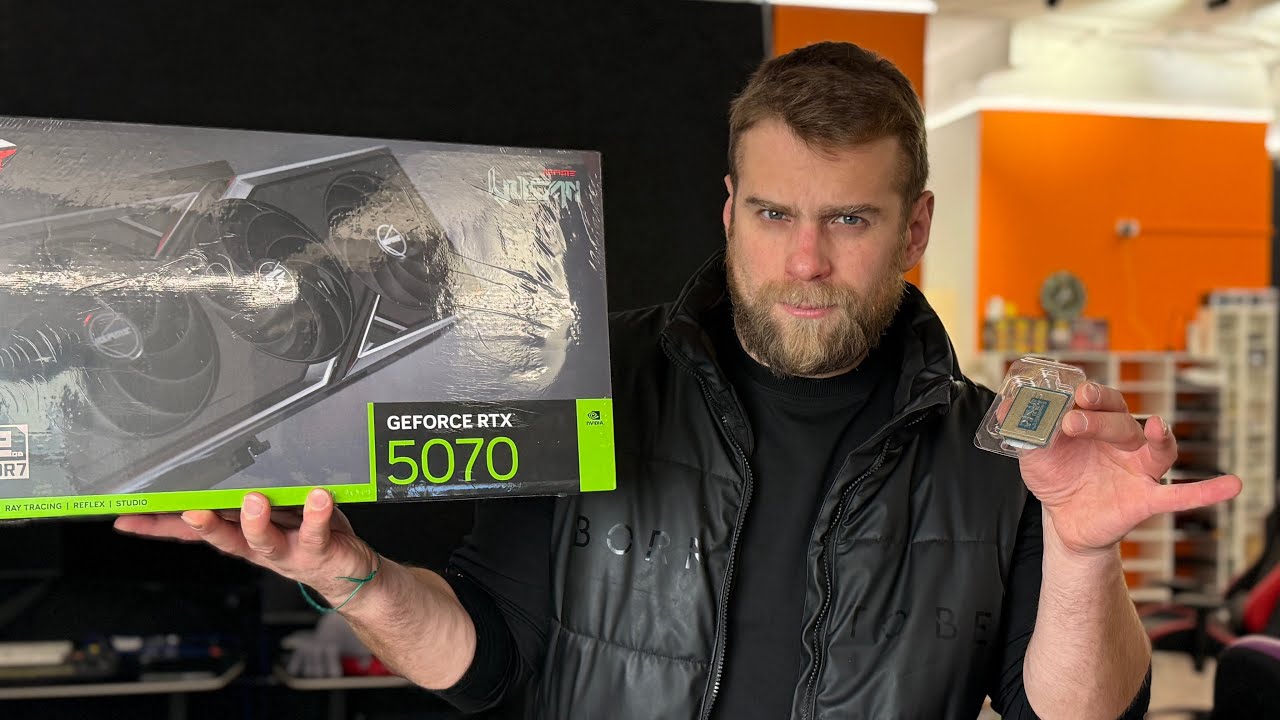 Лучшая RTX5070 за 65000₽ 😱Почему умер i5 14600KF? #HappyPC
