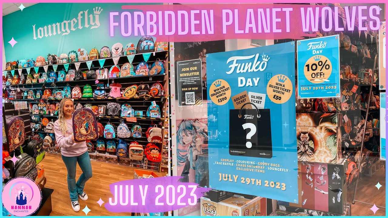 Funko Day Forbidden Planet Wolverhampton July 2023 Loungefly Harry Potter Shop Tour Star Wars Disney