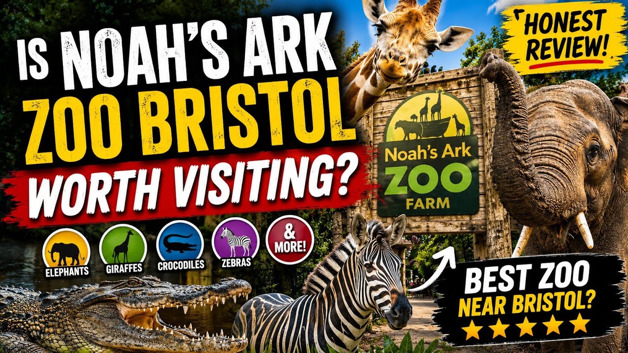 Noah’s Ark Zoo Bristol Walkaround | Elephants, Giraffes, Crocodiles, Zebras & More