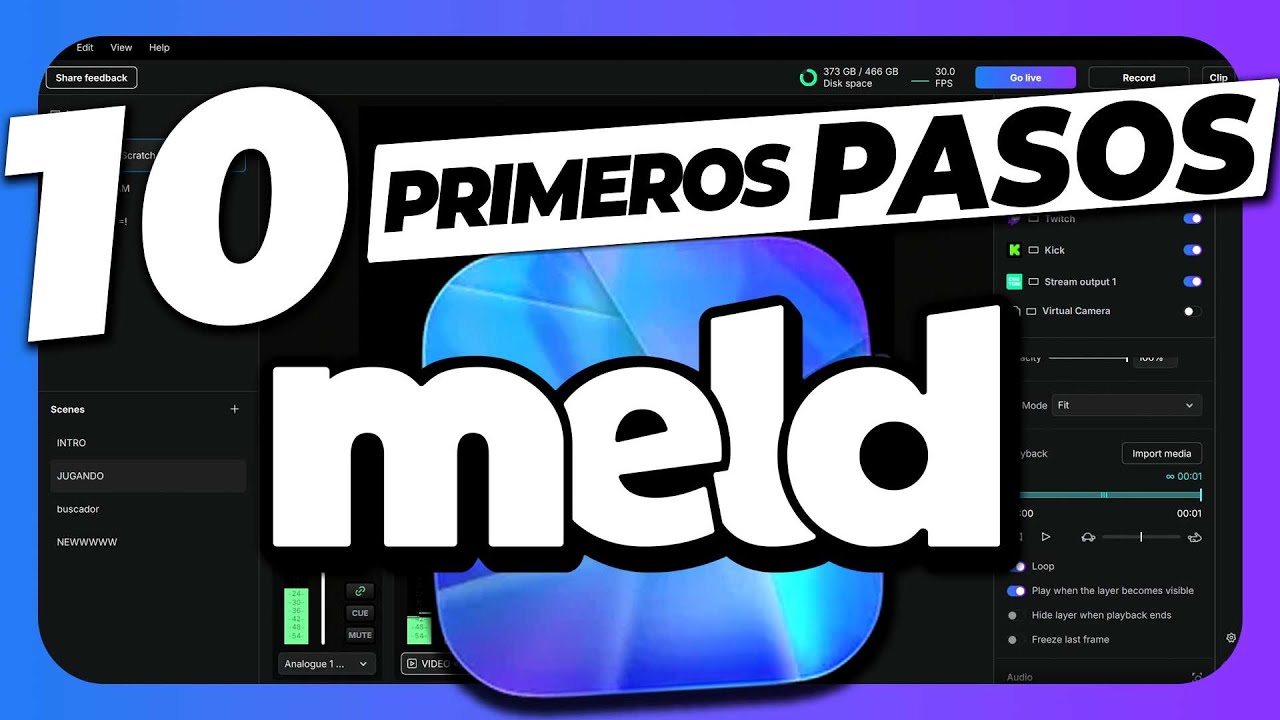 10 PRIMEROS PASOS para usar MELD STUDIO 📍  [Tutorial Español para principiantes] Intro desde cero