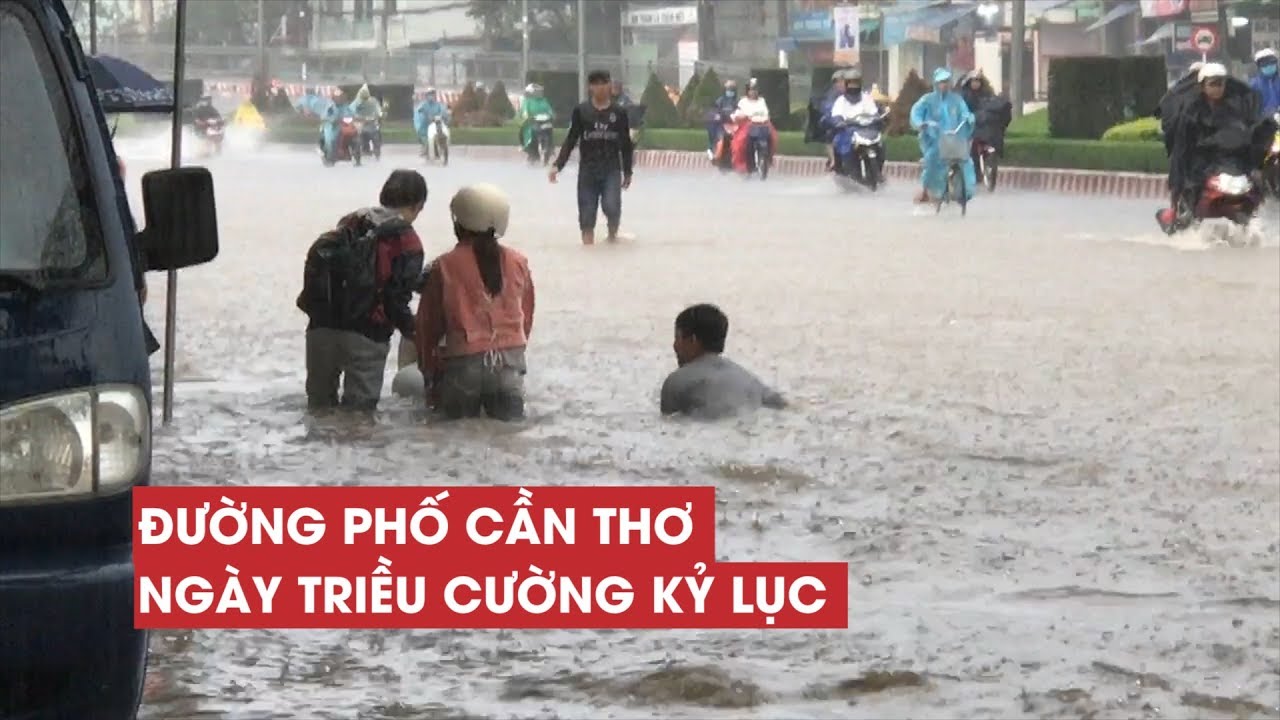 Đường phố Cần Thơ những ngày bị “nhấn chìm” bởi triều cường kỷ lục