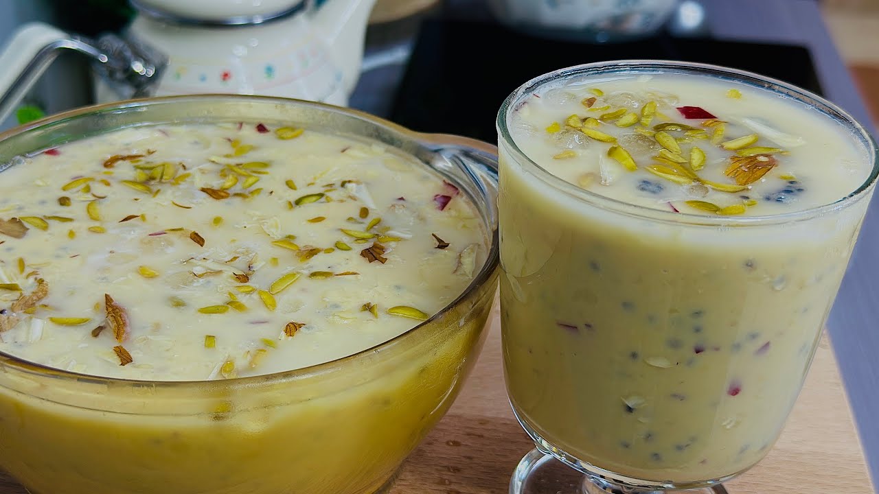കാരമൽ കസ്റ്റഡ് സർബത്ത് | Iftar Special Caramel Custard Drink | Iftar/Ramzan Special Falooda Drink 