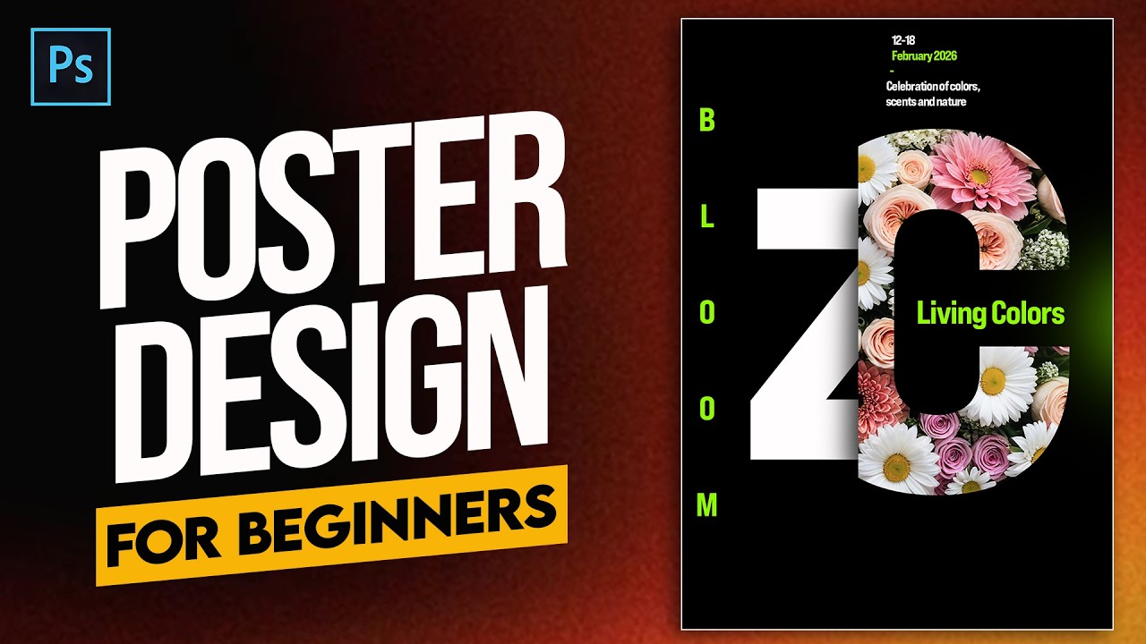 Урок по созданию плакатов в Photoshop для начинающих