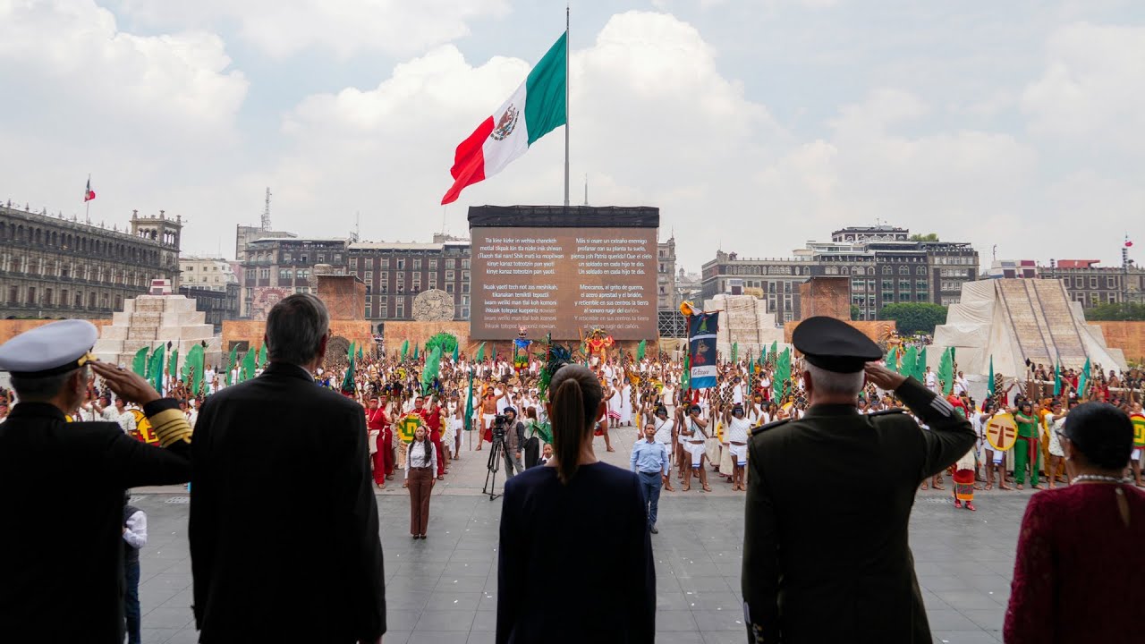 Siete siglos de fundación México-Tenochtitlan. Zócalo de la Ciudad de México