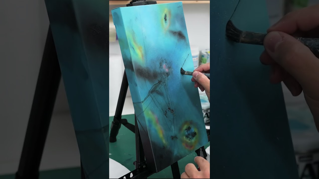 PAINTING DEMO | Encapsulated Labradorite