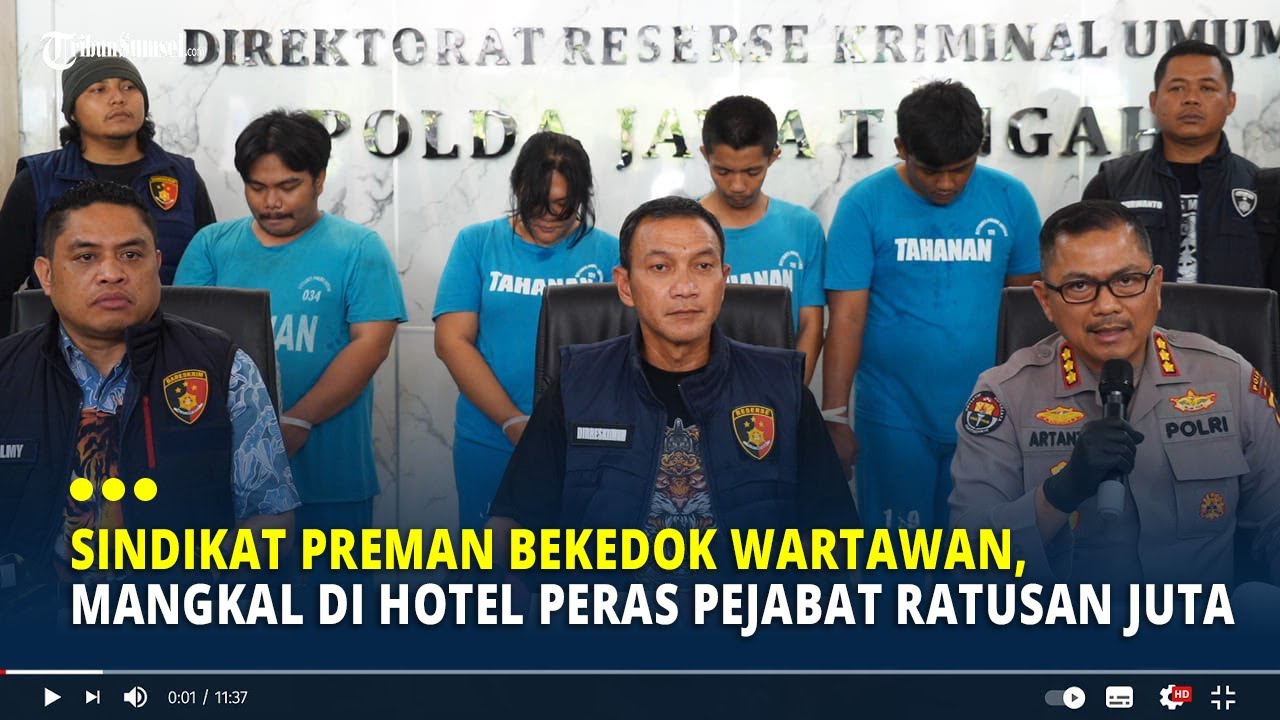 Sindikat Preman Bekedok Wartawan, Mangkal di Hotel Peras Pejabat Ratusan Juta