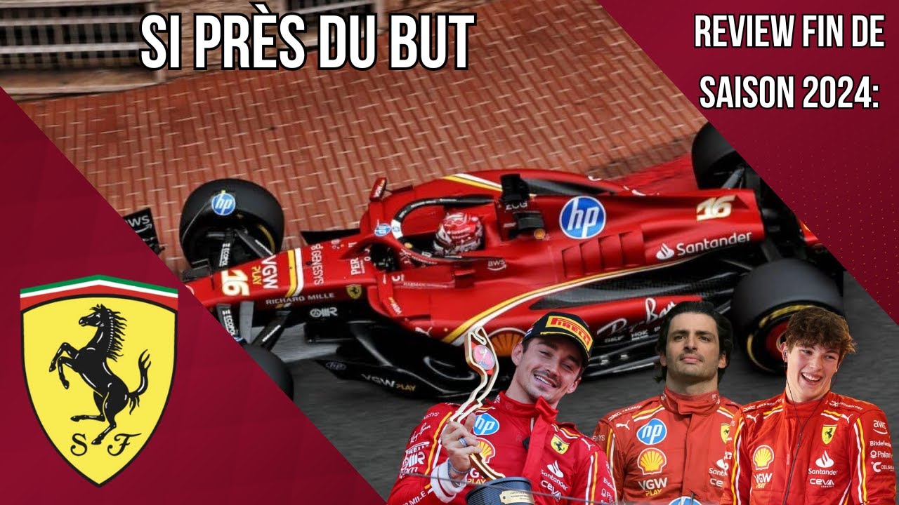 L'année prochaine c'est la Bonne !!: Review fin de saison 2024 PT9 (Ferrari)