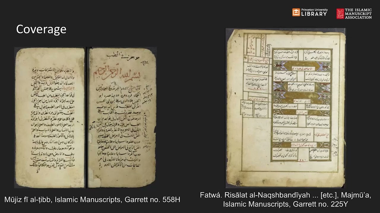 History, Highlights, and Access: Manuscripts of the Islamic World at Princeton University Library