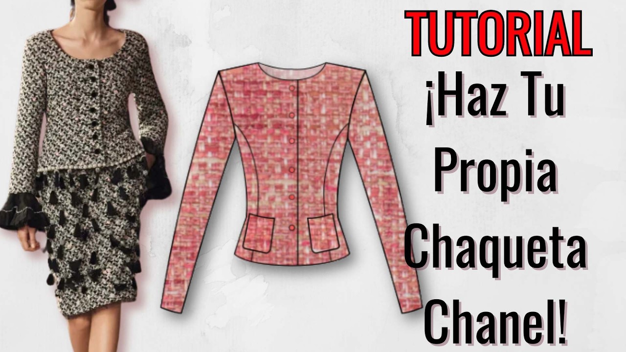 Crear el Patrón a Medida de la Icónica Chaqueta de Chanel | Tutorial de Costura