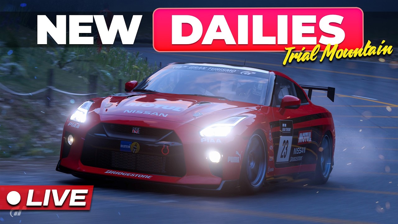 🔴 GT7 | New Week of Daily Races - Trial Mountain | Live 🔴